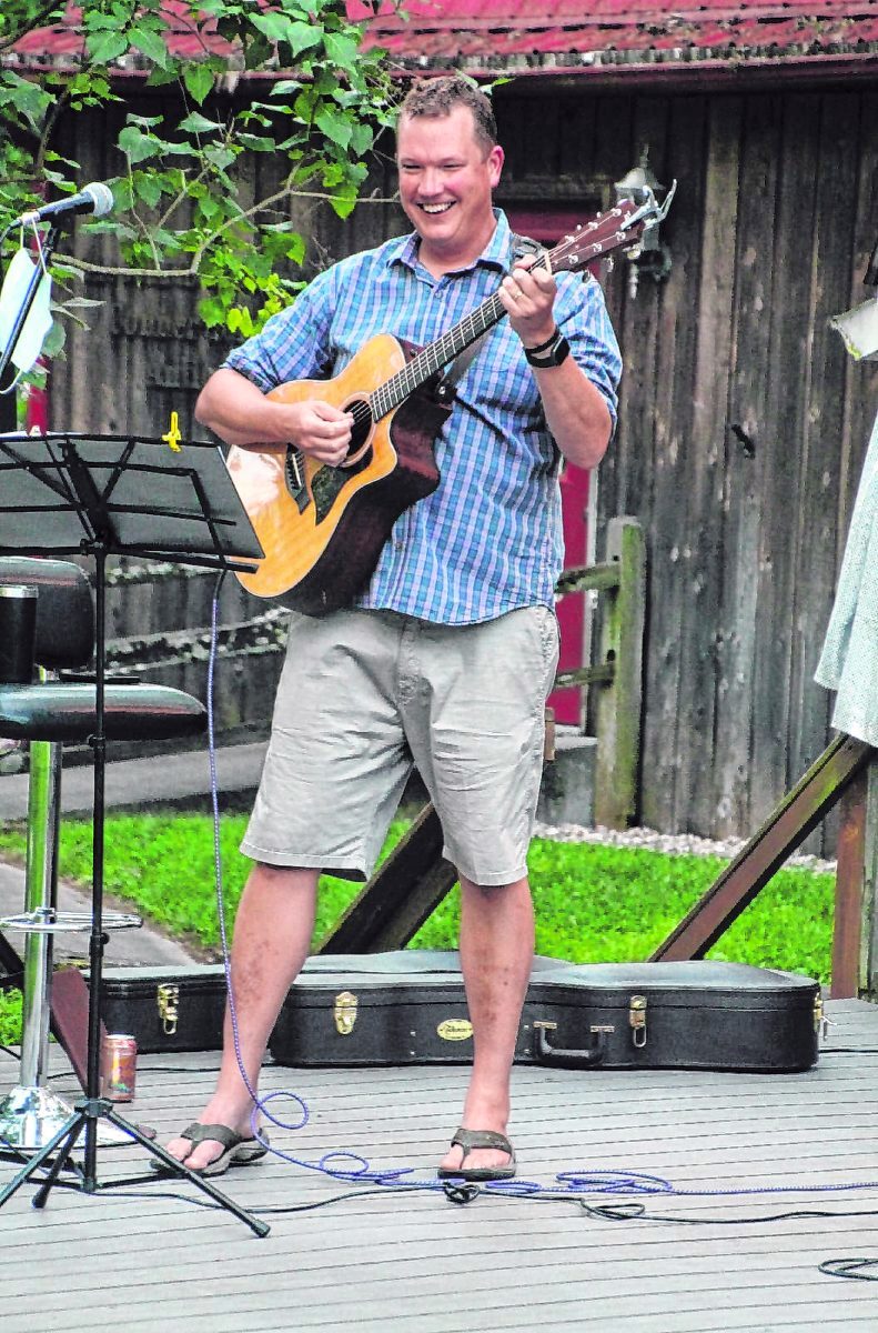 Singer and guitarist David Hartung performs at Southern Indiana Center for the Arts in Seymour. Submitted photo