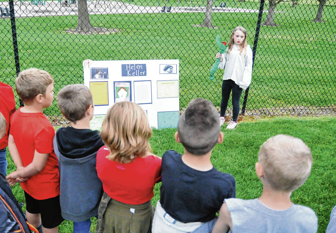 Students Present Wax Museum at Battle Ground Intermediate School