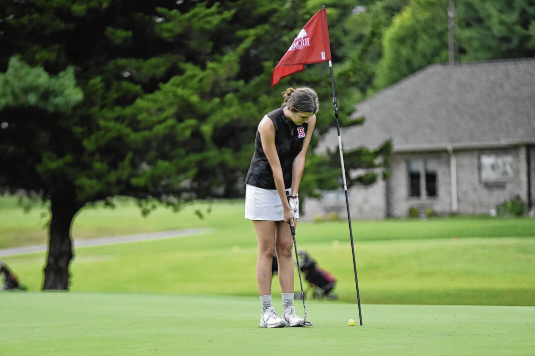 Brownstown golf seeing improvement in match against New Albany