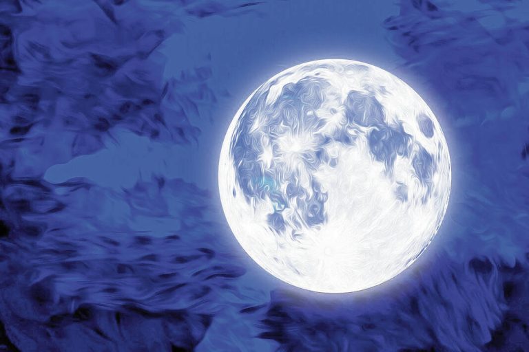 Blue moon, supermoon taking place Wednesday