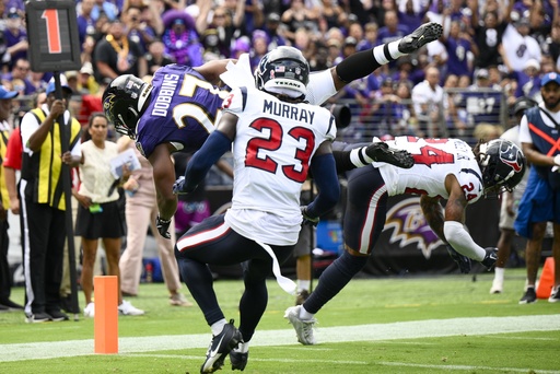 Ravens' J.K. Dobbins will miss rest of season after tearing Achilles  against Texans