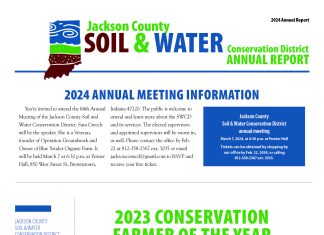 Jackson County Soil & Water Conservation 2024 Annual Report cover